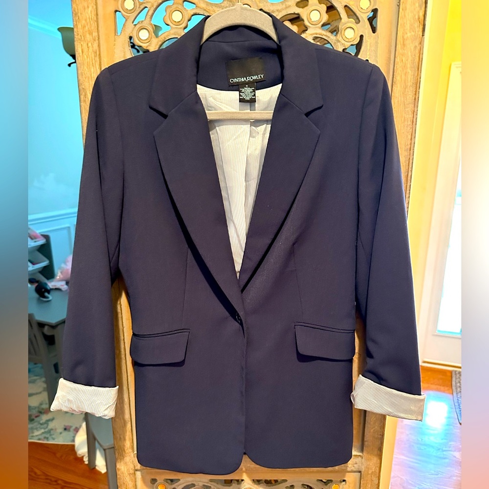 Navy Cynthia Rowley blazer Size Small
